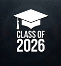 Class of 2026 Graduation Vinyl Car Decal