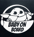 Baby On Board Vinyl Car Decal